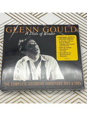 Glenn Gould A State of Wonder Goldberg Variations 1955 1981 3 CD Box Set NEW